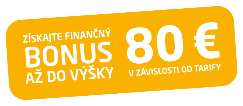 Získajte finančný bonus až do výšky 80 €